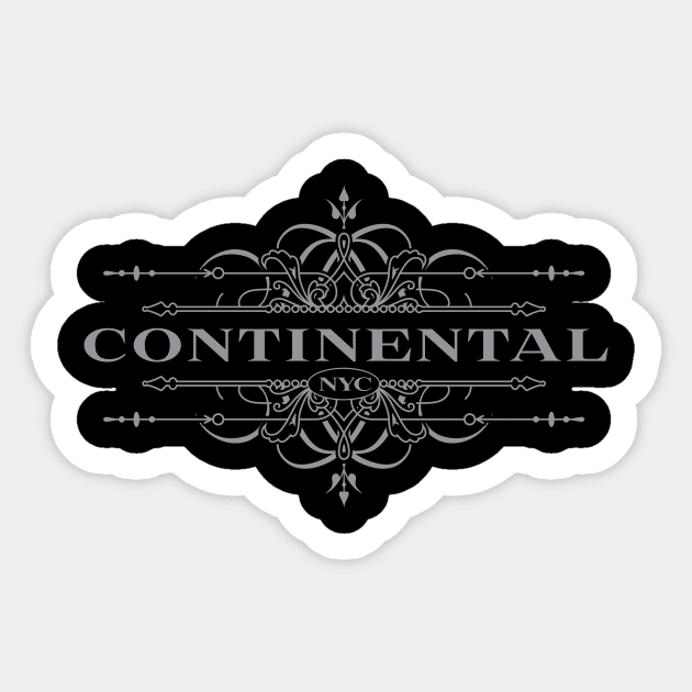 The Continental Hotel Sticker by MindsparkCreative